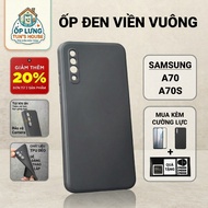 Samsung A70, A70s case, plain black Tun case | SS galaxy flexible phone case protects the Samsung ph