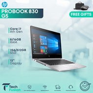 HP EliteBook Laptop 830 G6 G5 | i7 - 8th Gen | 8GB-16GB Ram / 256GB-512GB SSD | Free Gifts