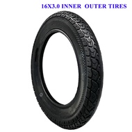 New16x3.0 electric bicycle tire inner tube 16 '' wheel tyre fits Many Gas Electric Scooters and Tric