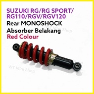 SUZUKI RG/RG SPORT/RG110/RGV/RGV120 REAR MONOSHOCK ABSORBER BELAKANG A CLASS HEAVY DUTY RED COLOR WT