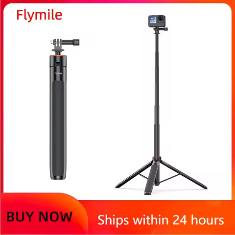 1.38M Selfie Stick Tripod for DJI Action 5 Pro/OSMO NANO/Pocket 3/Gopro/Insta360/DSlR Camera Phone A