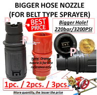 Big Black Nozzle / Hose Nozzle Bigger Hole Heavy Duty for Belt Type Power Sprayer Pressure Washer Compatible with Kawasaki Sprayer