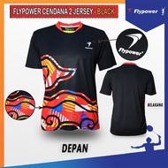 Jasmani- Flypower Cendana 2 Jersey / Baju / Kaos Badminton Original