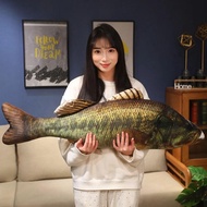 SOMEDAYMX Cartoon Fish Plush Toy, PP Cotton Stuffed Simulation Fish Plush Pillow, Creative Grouper P