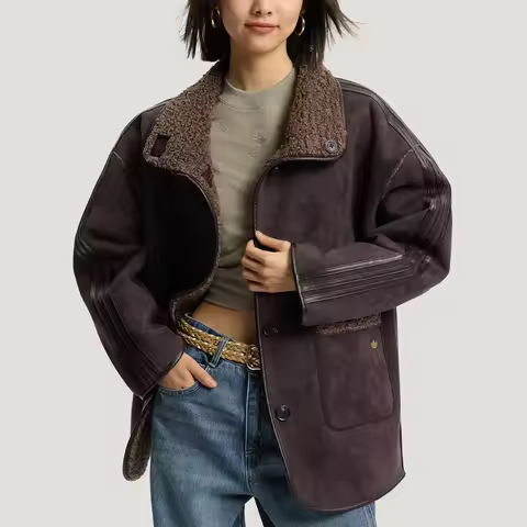 Adidas genuine Originals Women's New Year Double-sided Wear-resistant JacketKT3146