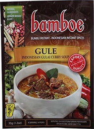 ▶$1 Shop Coupon◀  Bamboe Bumbu Instant Gule - Indonesian Gulai Curry soup , 35 Gram (Pack of 3)