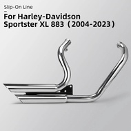 For Harley Softail Sportster 883 1200Motorcycle Exhaust System Moto Exhaust Escape Sportster Exhaust