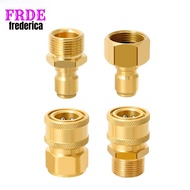 [FRDE] 4PCS M22-14mm to 1/4 Inch Quick Couplings for Pressure Washer Quick Connect