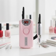 Rechargeable Nail Drill Kit with Bits - Cordless Efile for Home Spa [myhomever.my]