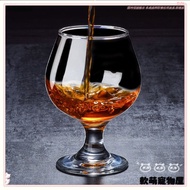 [Crystal Glass] Brandy Glass Western Wine Glass Whiskey Glass Short-Footed Wine Glass Small Wine Gla