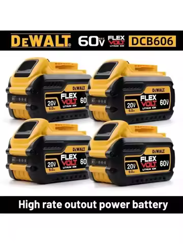 100% Genuine Dewalt 20V Battery, 2AH 5AH 6AH Rechargeable Lithium Ion Battery, Dewalt DCB200 Power T