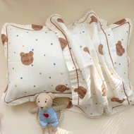 Neonatal gauze pillowcase 100% cotton pillowcase Premium Cotton Super Soft PillowCase Pillowcase 30*