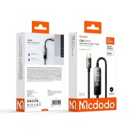 【1Yr Warranty】 MCDODO CA8750 240W Fast Charging USB-C to USB-C Safety Cable With TFT Screen Display 