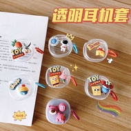 Suitable for QCY HT05 Shock-resistant Earphone Case QCY MeloBuds ANC Transparent Earphone Protective