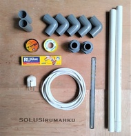 SET PAKET Ganti Pompa Air Reparasi Pompa 125 & 200 Watt SHIMIZU SANYO