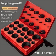 MERAH O-Ring Rubber Seal Kit Set 419pcs + free red box