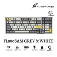 Fl-esports FL980SAM Gray & White mechanical keyboard - Genuine product
