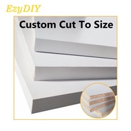 🥗Custom Cut To Size Chipboard Table Top Wood Shelf Wall Wardrobe 15mm White MB Laminated Chipboard Papan MBC T8HH