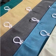 RIDO Crochet Curtains Thick Brocade Fabric Good Sun Blocking Many Colors - Rido Large Room Dividers 