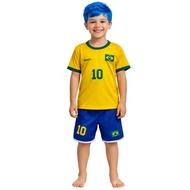 Kids' Brazil Outfit - Brazil T-shirt + Brazil Shorts