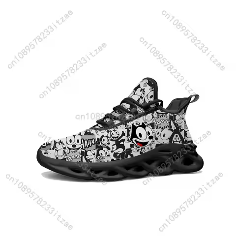 F-Felix The Cat Flats Sneakers Mens Womens Sports Running Shoes High Quality Sneaker Lace Up Mesh Fo