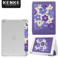 KENKE iPad Case Cartoon Cute Purple Transparent Silicone Soft iPad cover for iPad 2020 Air4 Pro 11 12.9 2020 2021 mini 6 mini 5 iPad 7th 8th 9th generation iPad 5th 6th 2017 2018 Pro 10.5 Air 3 2019 Case,With Pencil Holder,Anti-fall Case