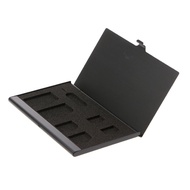 Monolayer Aluminum Alloy 1 Card Pin + 6 SIM Card Holder Protector Storage Box Case