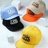 BOYS GIRLS HAT EMBROIDERED FEEL GOOD