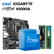 【重磅價】Intel【六核】Core i5-12400+技嘉 H610M H DDR4+美光 Crucial DDR4-3200 16G+鎧俠 KIOXIA Exceria G2 500GB