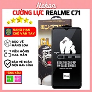 Realme C71 hekon tempered glass full screen | Screen protector for Realme phones