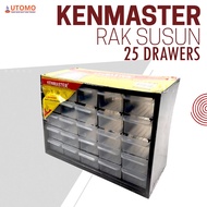 25-Component Shelf Kenmaster 25-Slot Drawer Box Shelf/ Shelf Organizer
