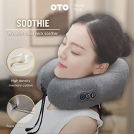 OTO Soothie | Neck Pillow for Travel with Massager - 3D Support Memory Foam | ST-008