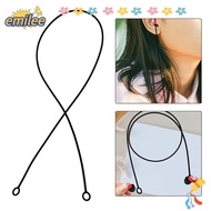 EMILEE Earplug Lanyard, Double ring Safety Earplugs Cord Silicone Loop,  Silicone Travel Outdoor Con