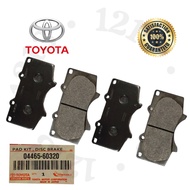 TOYOTA FRONT BRAKE PAD FORTUNER 2012 LAND CRUISER PRADO 2003-2011 DISC 04465-60320