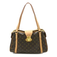 LOUIS VUITTON Stresa 小號肩背包 M51186 Monogram 帆布棕二手女式