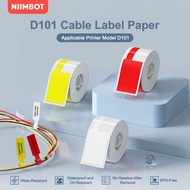 NIIMBOT D101 D11 D110 Label Tape Paper Waterproof Label Printer Cable Paper Outdoor Printer Supplies
