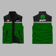 HIJAU NEWEST Gojek Ojol scotlight Vest | Gojek Outdoor Vest | Original Green Gojek Jacket