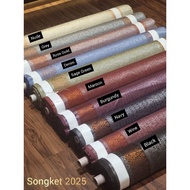 Songket FABRIC PALEMBANG SONGKET MATERIAL METER WOVEN SONGKET Songket Tenun Songket Kain Songket Met