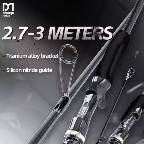 FISHINGFANS T1100S Carbon Fiber M MH Fishing Rod TZ Guide TITANIUM FRAME spinning casting 2.7m 3.0m 