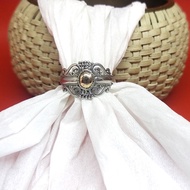 Cincin Perak Silver Bali 925 Lebar Ukir Emas Kawat Jantung Pria Wanita