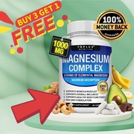 Magnesium Complex Supplement 8 Elemental 1000mg 90 Capsules