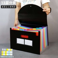 Extra Large B4 File Folder A4 Wide High School Multi-layer Classification  Paper File Folder Documen