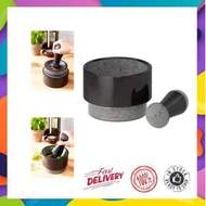 1KEA ÄDELSTEN Pestle and mortar | marble black