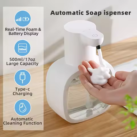New smart sensor soap dispenser, automatic hand washer, electric foam hand sanitizer, detergent soap