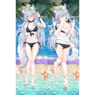 Sexy Dakimakura Pillowcase Anime Game Blue Archive Sunaōkami Shiroko Otaku Waifu 180cm Life Size Hug