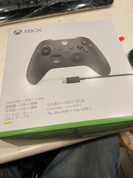 Xbox電腦手把typec Xbox one/xbox Series X無線控制器/手把XBOX 原廠USB-C 纜線(磨砂黑)