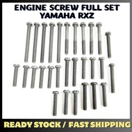 YAMAHA RXZ 135 MILI CATALYZER ENGINE SCREW FULL SET CRANKCASE SCREW CASING SCREW KULIT ENJIN SKRU