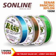 SONLINE Tali Pancing  Bass FLUOROCARBON 100M Fishing Line