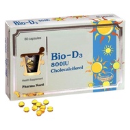 BIO-D3 800i.u CAPSULE 80's