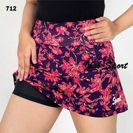 712 JHOB SPORT Mini Skirt/ Women's Mini Sports Skirt / Pants Skirt / Motif Mini Skirt Tennis Mini Sk